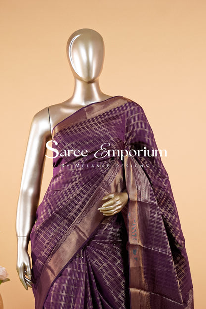 Semi Brocade Saree MDS0150