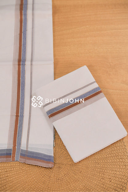 Cotton Dhoti For Men White BJ2558