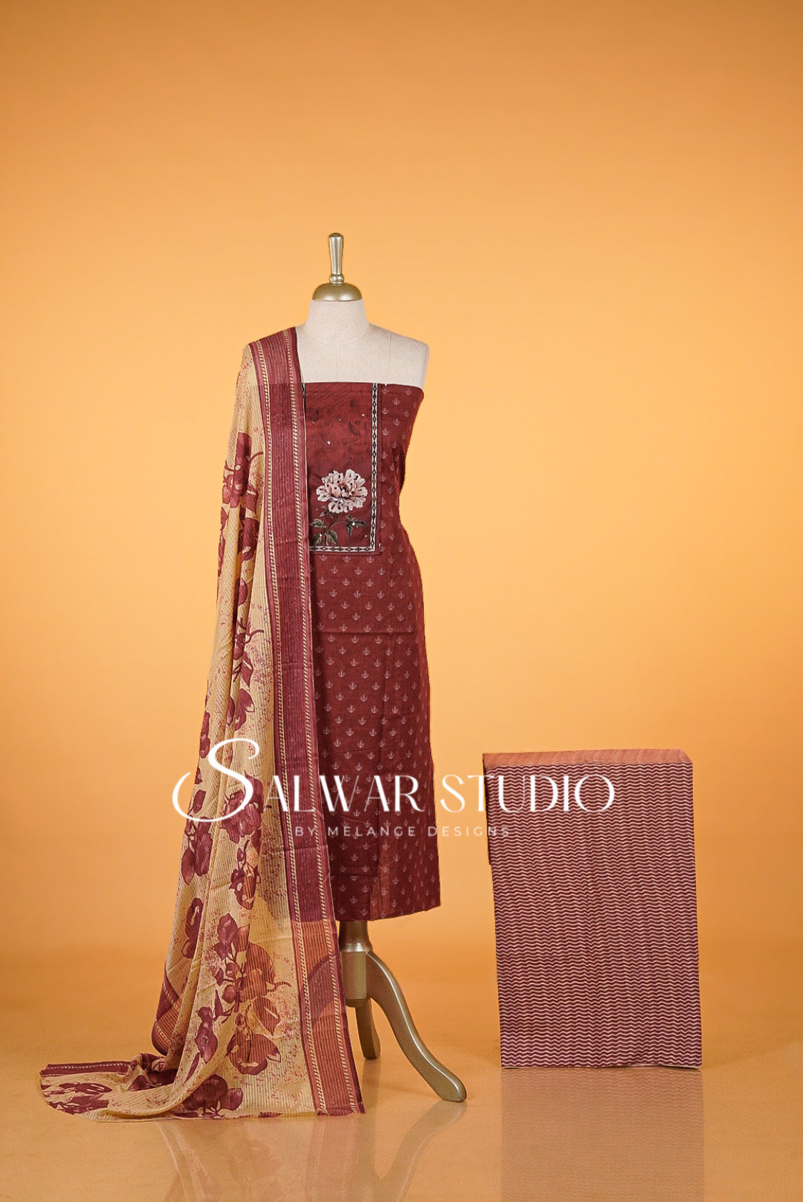 Cotton Printed Unstitched Salwar suits AC0024