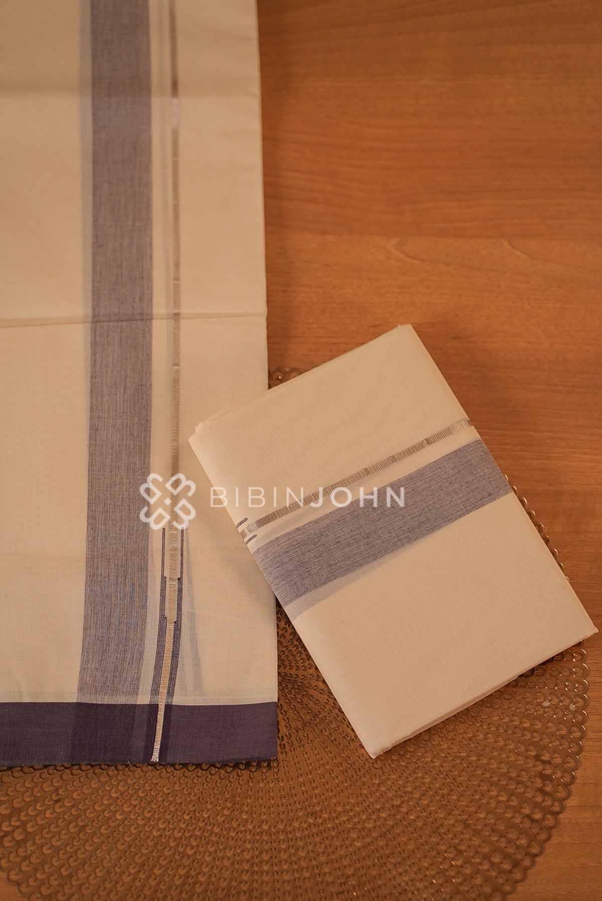 Cotton Dhoti For Men Off White BJ2298