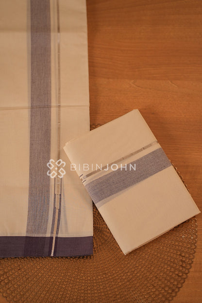 Cotton Dhoti For Men Off White BJ2298