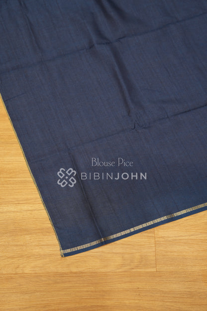 Semi Tussar Weaving Saree For Women Royal Navy Blue BJ2329