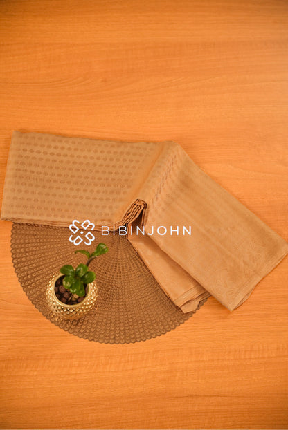 Silk Saree For Women Golden Beige BJ2404
