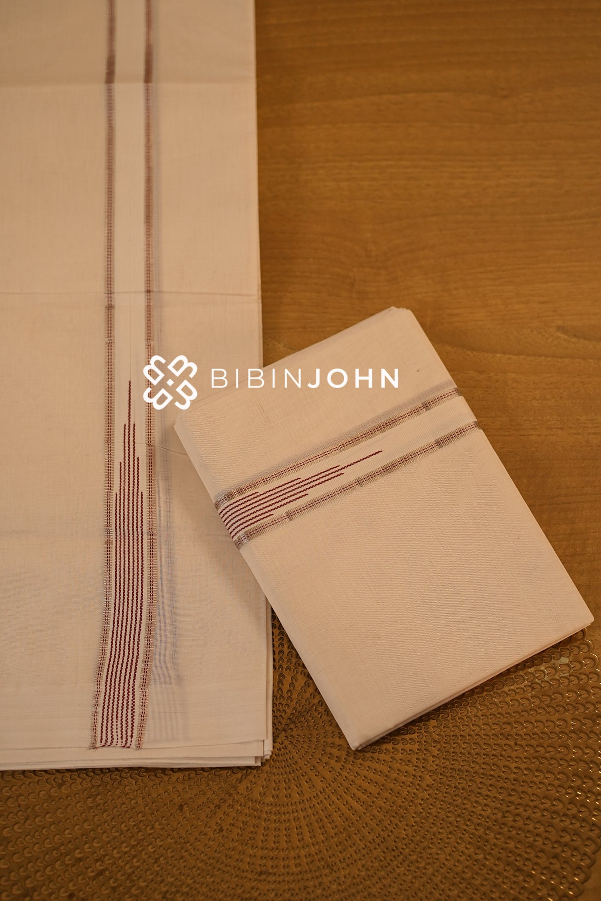 Cotton Dhoti For Men Off White BJ2340