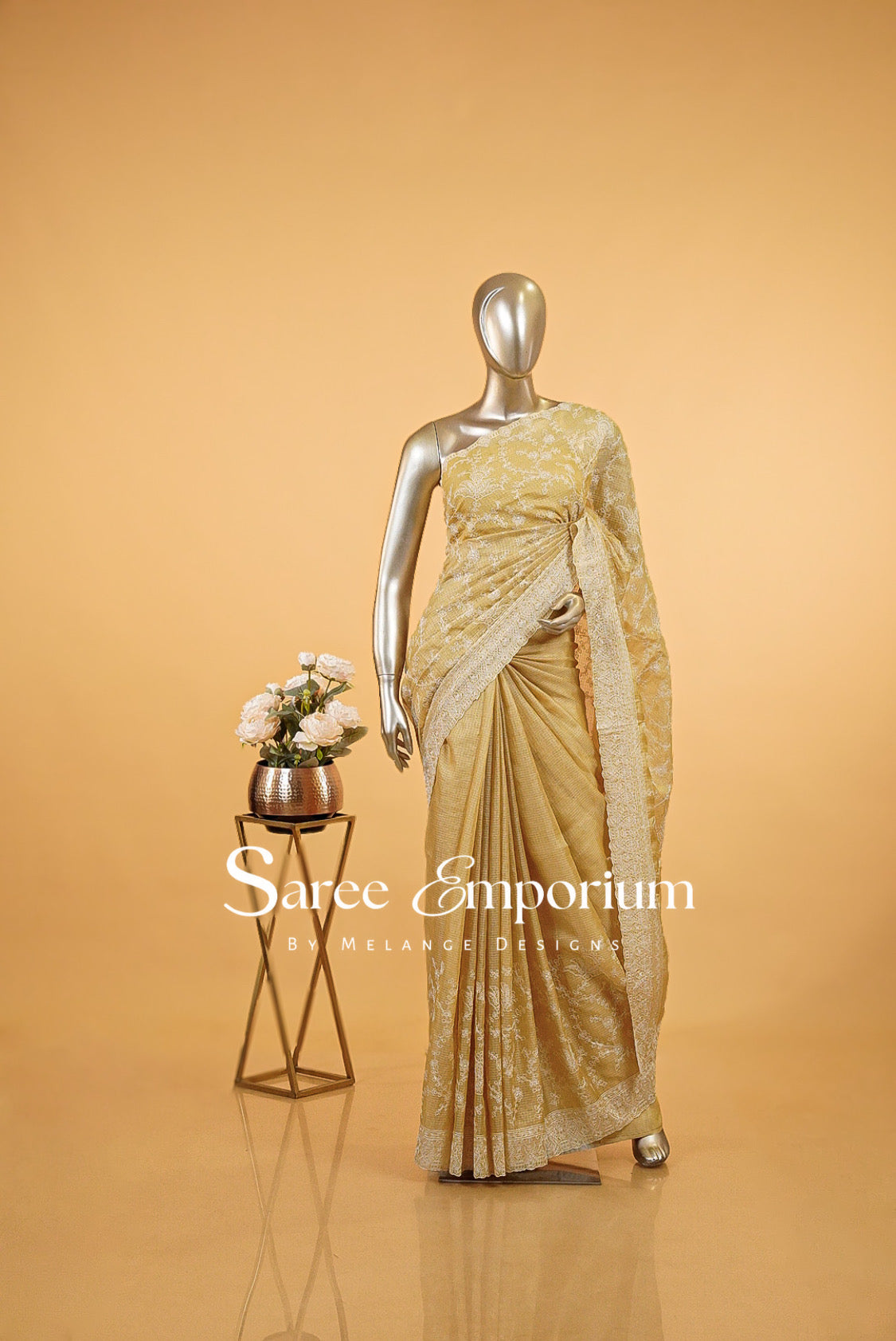 Cotta Embroidery Saree MDS0127