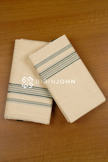 Cotton Dhoti For Men Off White BJ0979