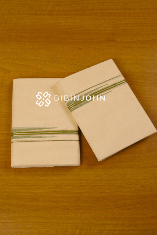 Cotton Dhoti For Men Off White BJ1770