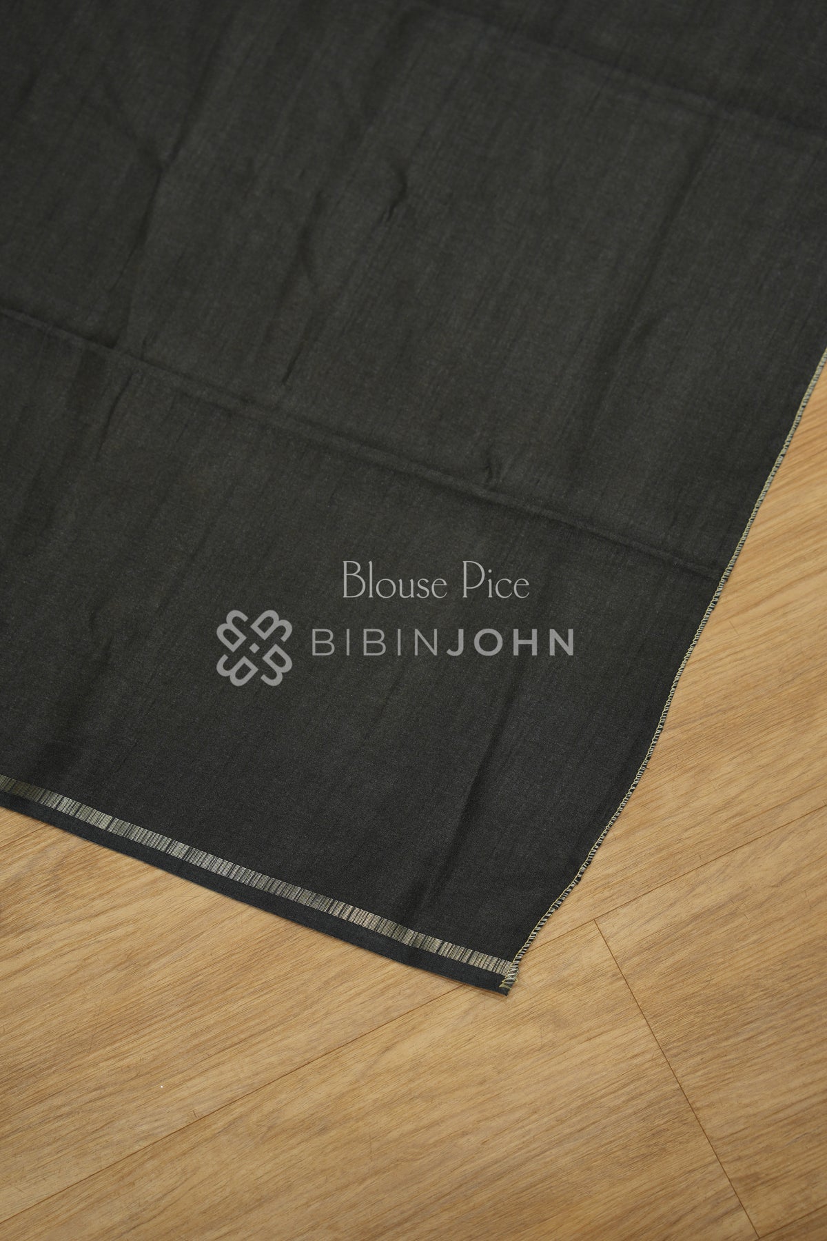 Semi Tussar Weaving Saree For Women Black BJ2332