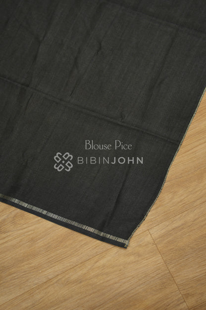 Semi Tussar Weaving Saree For Women Black BJ2332