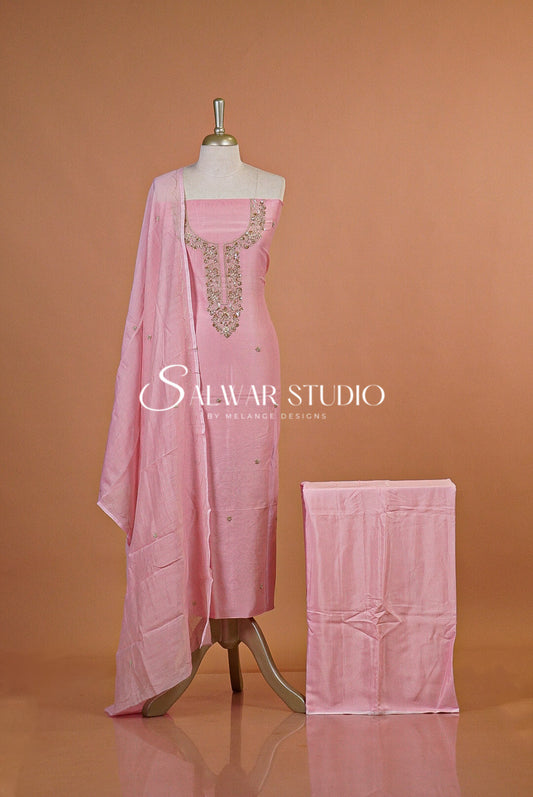 Chanderi Embroidery Salwar Suit AC0138