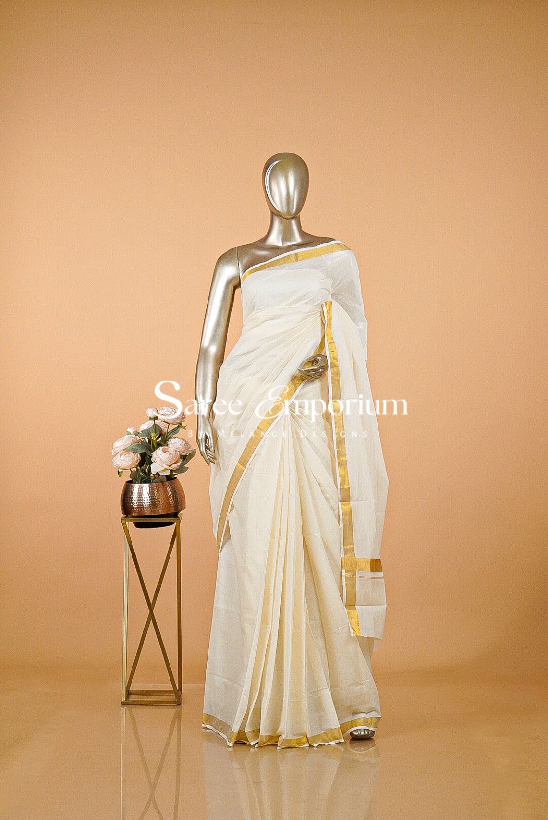 Cotton Kasavu Saree MDS0201