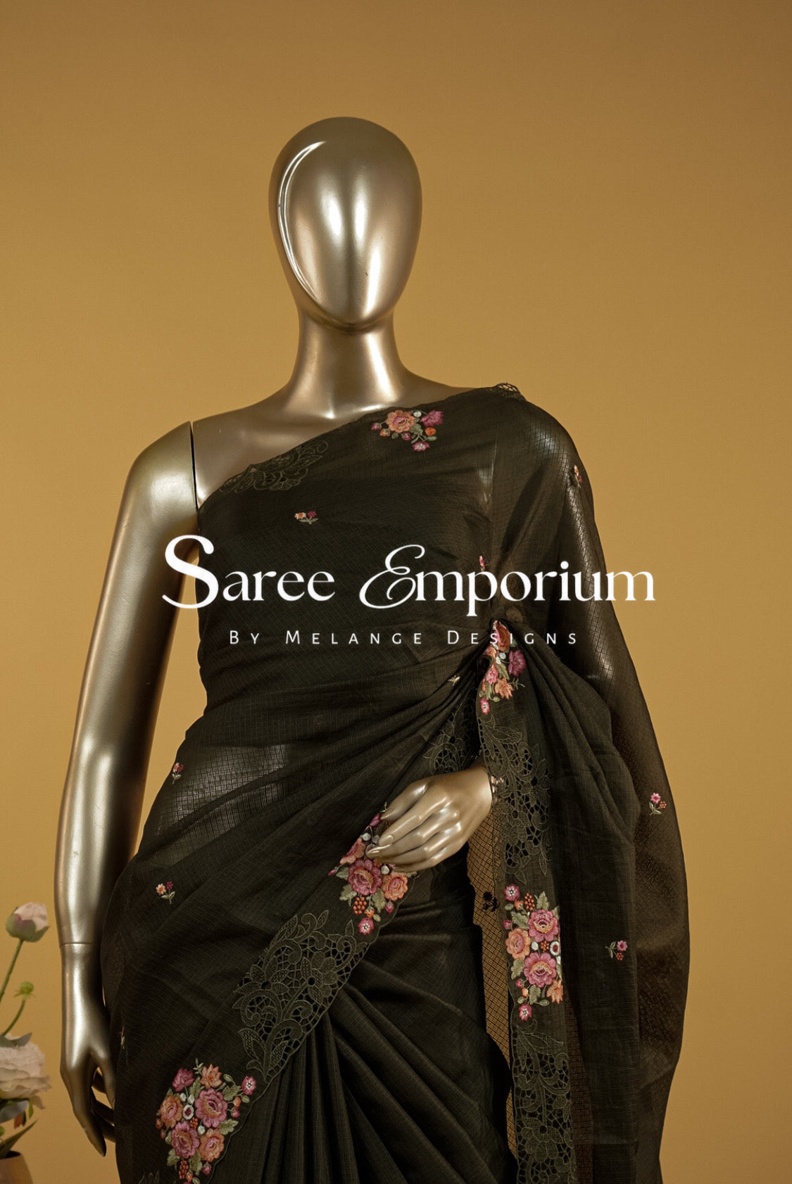 Cotta Embroidery Saree MDS0189
