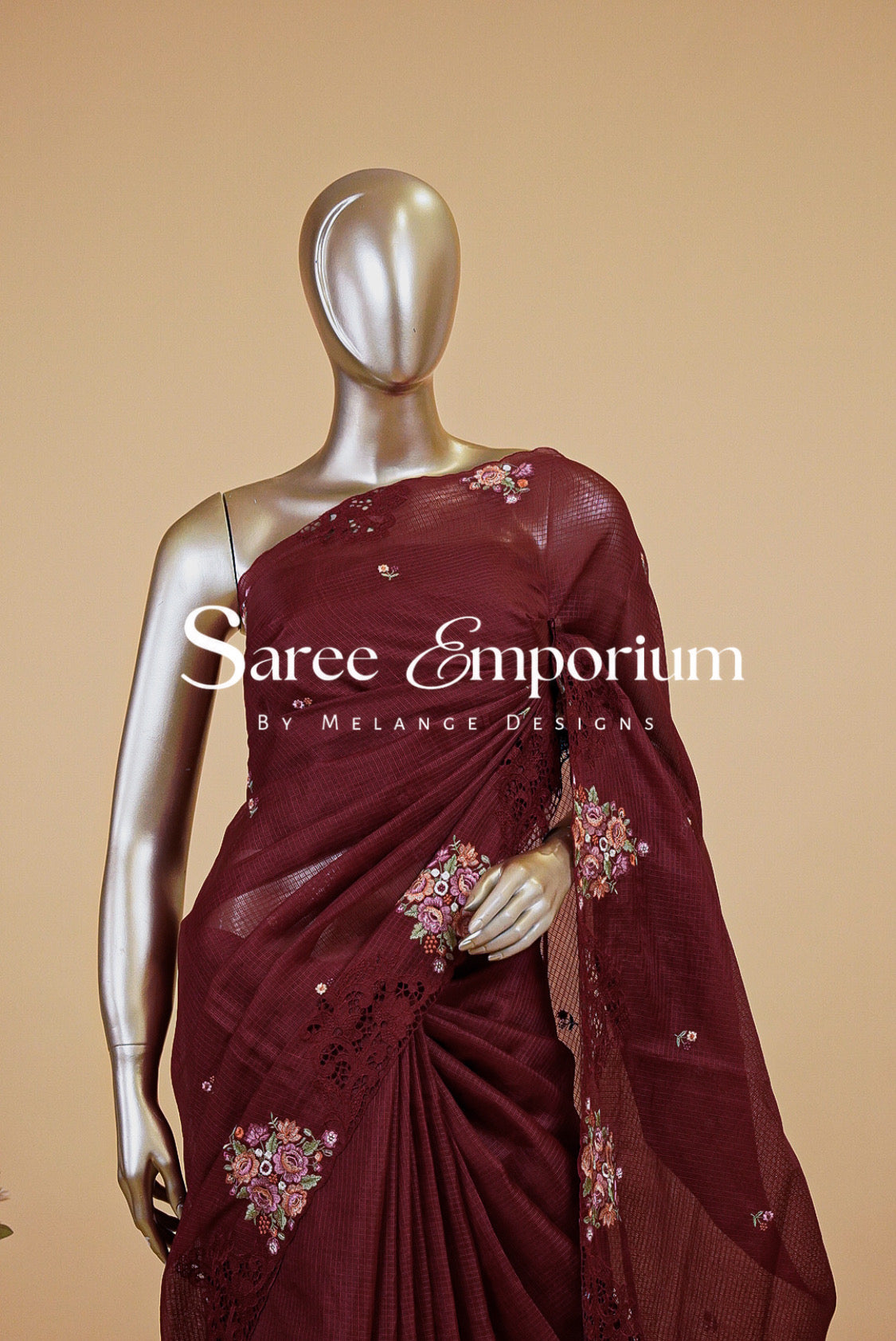 Cotta Embroidery Saree MDS0187