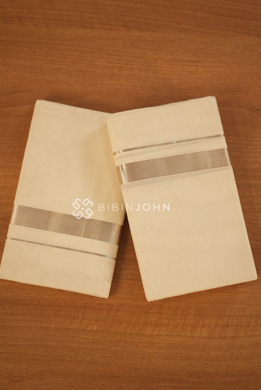 Cotton Dhoti For Men Off-White BJ2107