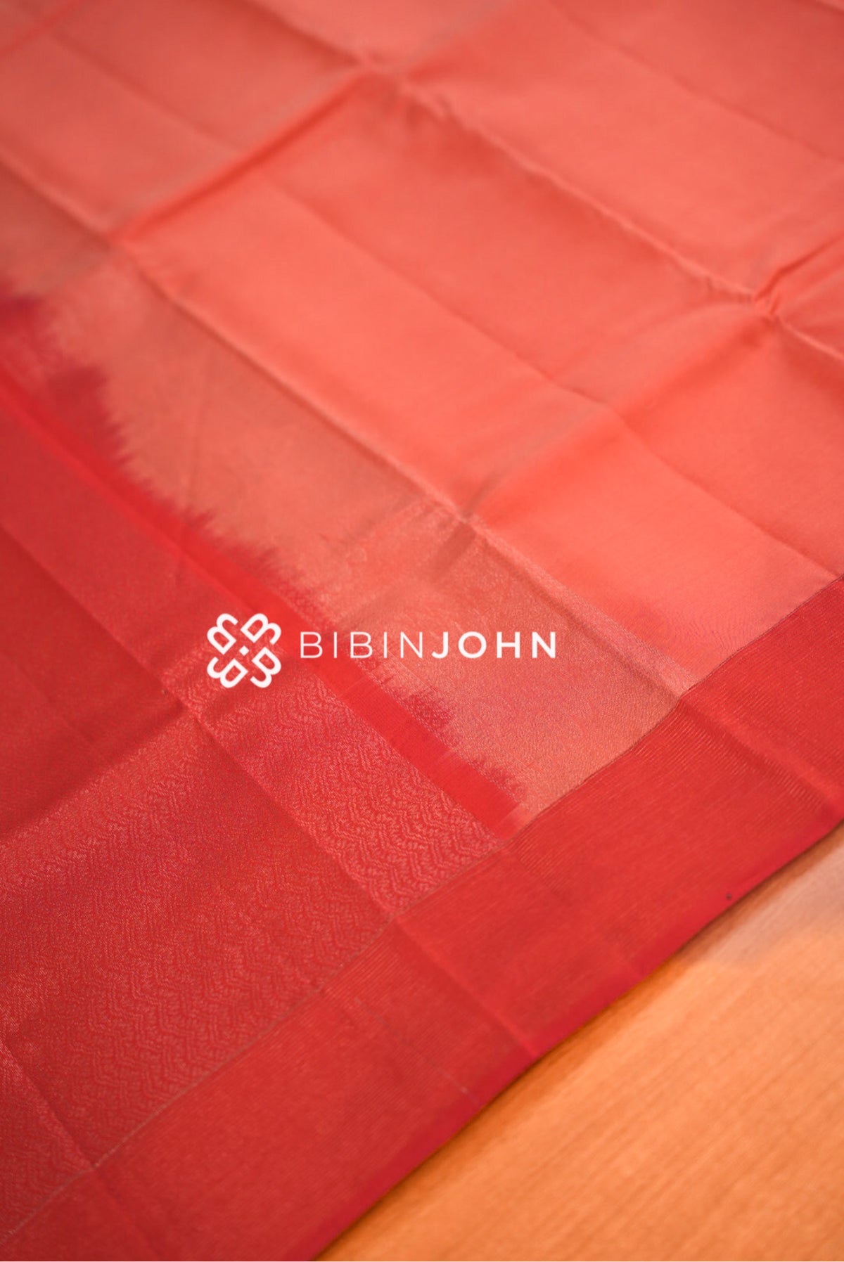 Silk Saree For Women Coral Pink BJ2382