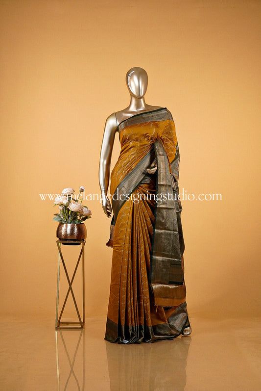 Semi Brocade Saree MDS0131
