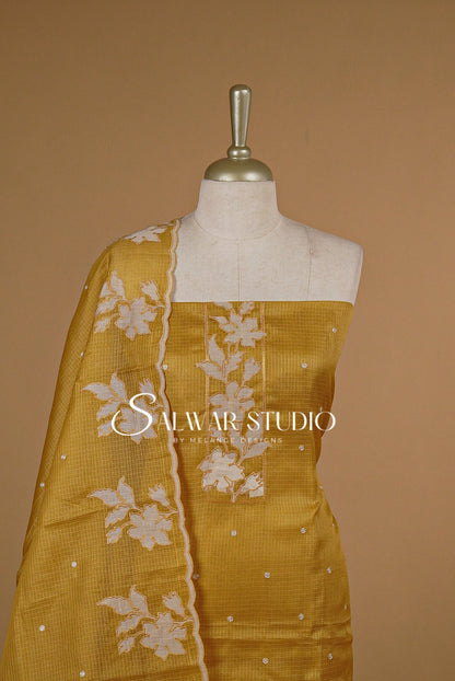 Cotta Embroidery Unstitched Salwar Suits AC0093