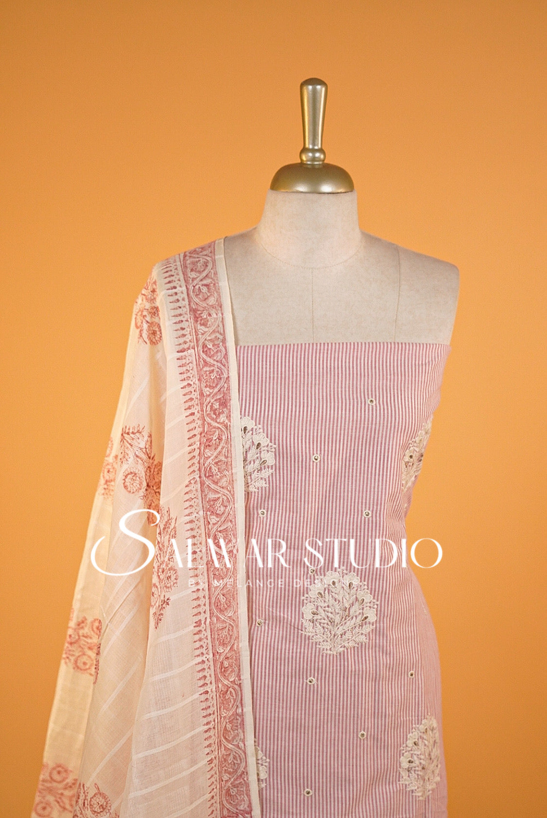 Cotton Embroidery Unstitched Salwar suits AC0006