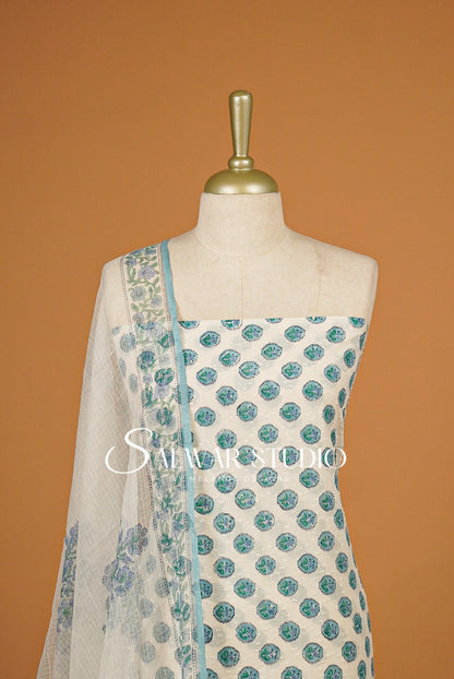 Printed Cotton Unstitched Salwar Suits AC0155