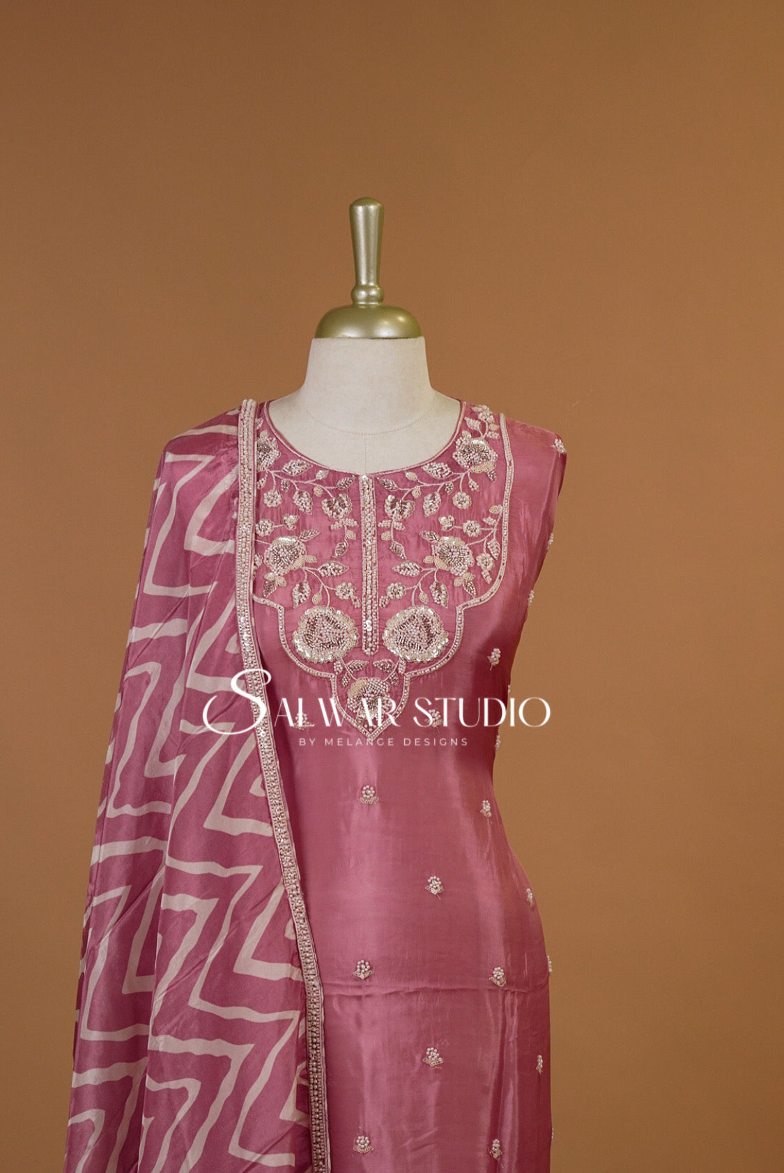 Silk Embroidery Semi Stitched Salwar Suits AC0112