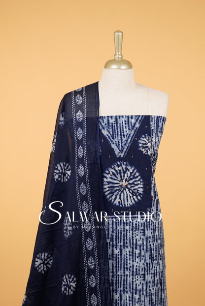Printed Cotton Unstitched Salwar Suits AC0049