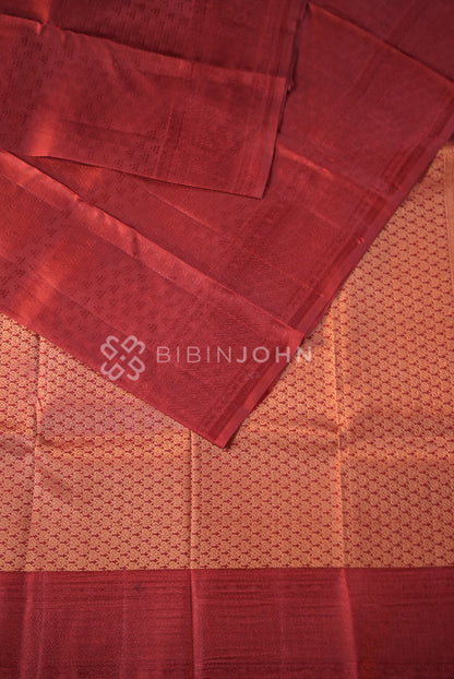 Silk Saree For Women Deep Maroon BJ1194