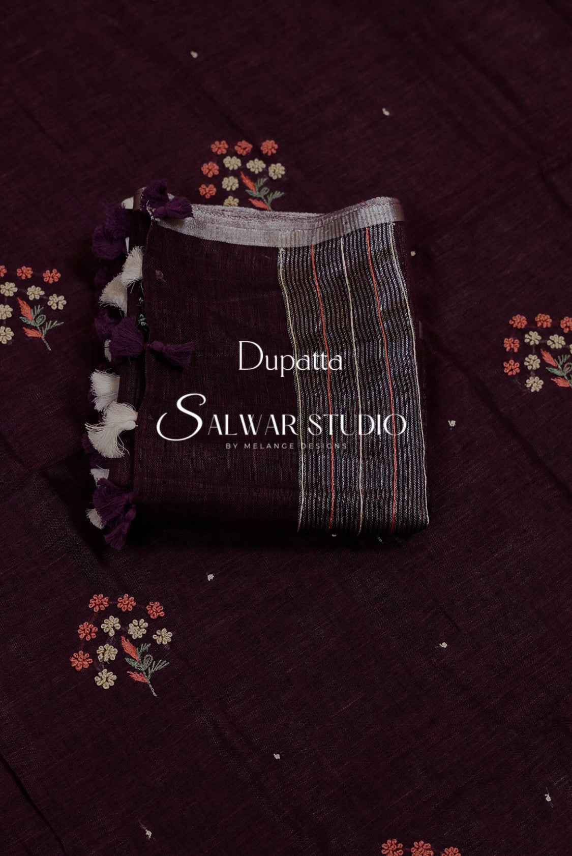 Linen Embroidery Unstitched Salwar Suits AC0062