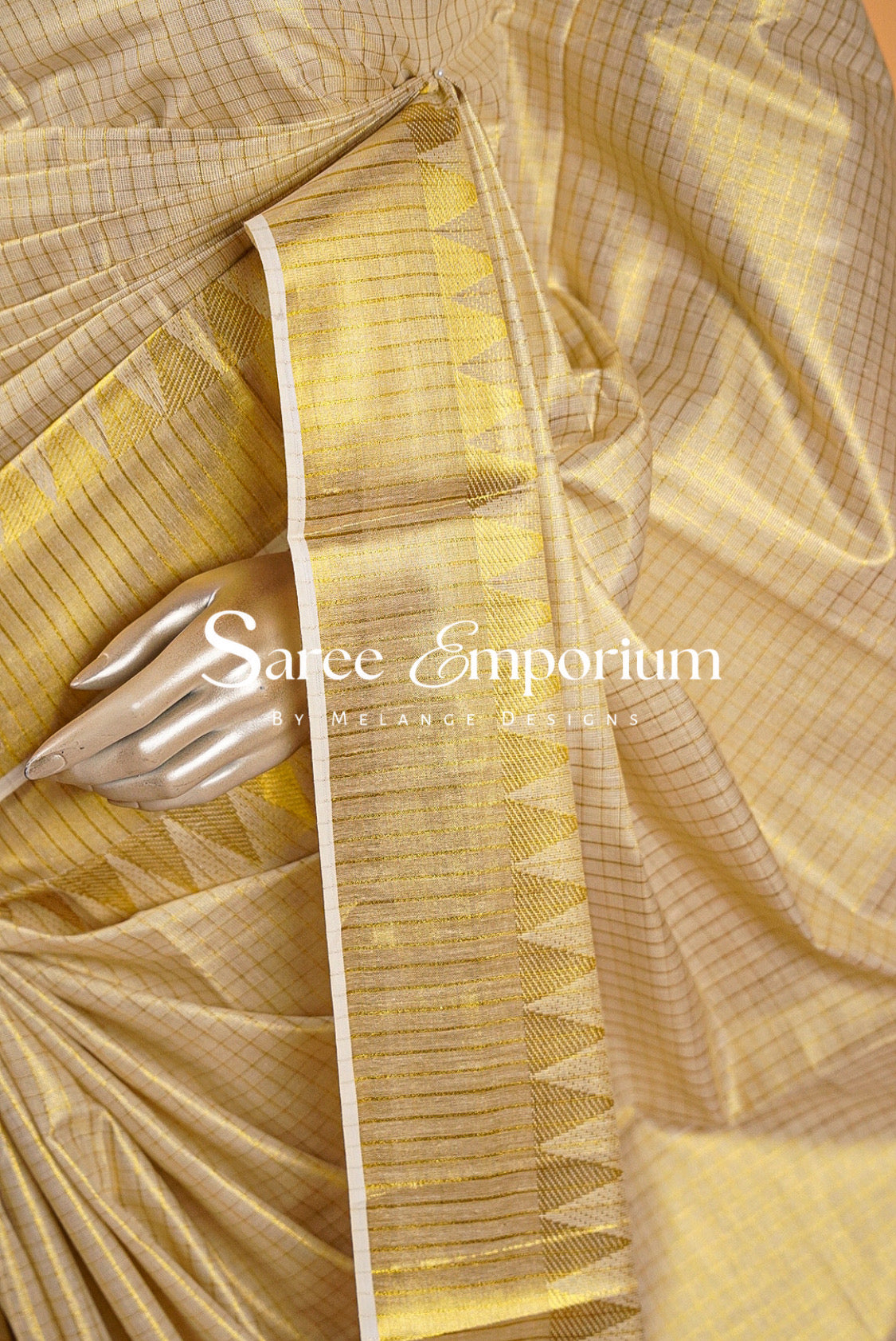 Tissue Kasavu Sarees MDS0037