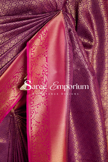 Silk Brocade Sarees MDS0042