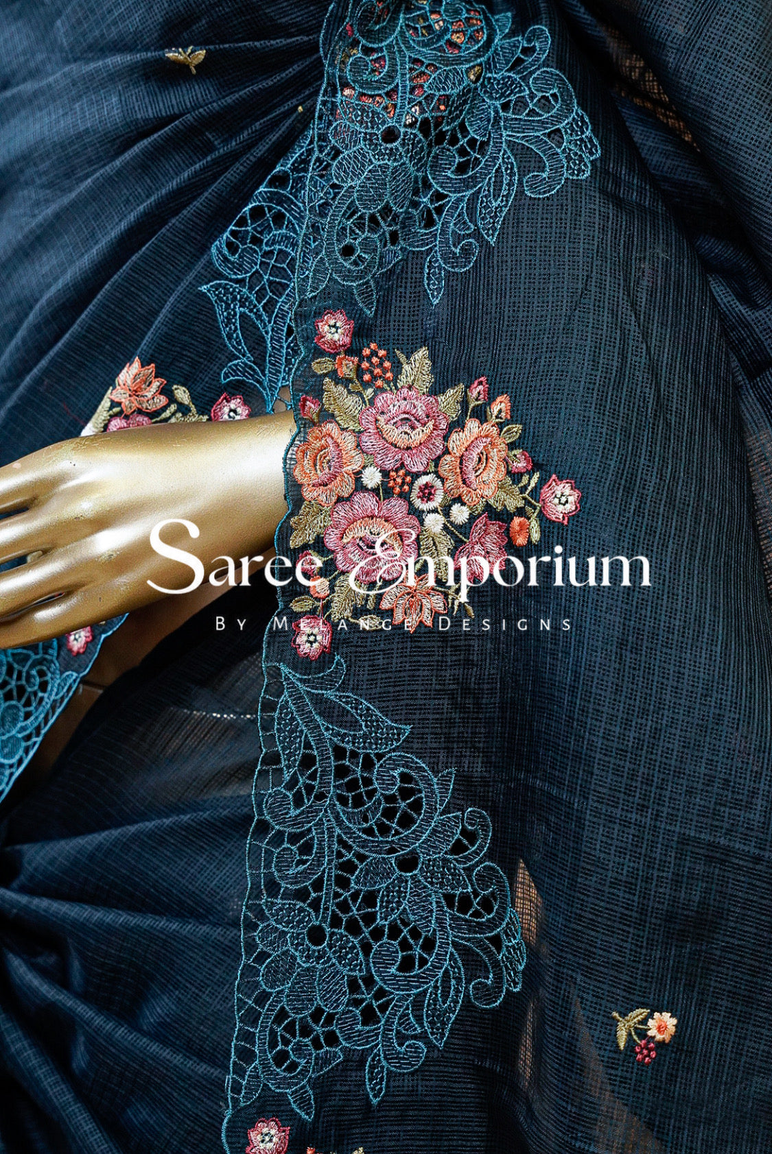 Cotta Embroidery Saree MDS0188