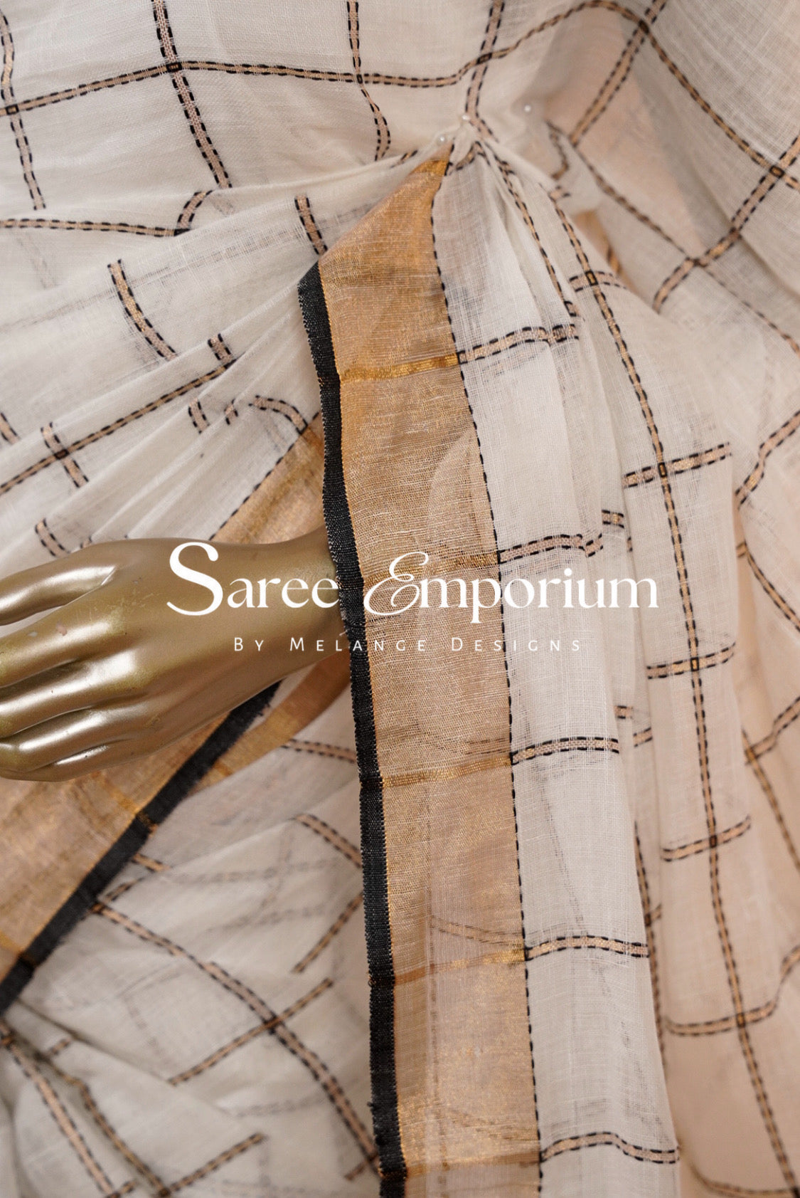 Linen Weaving Saree MDS0119