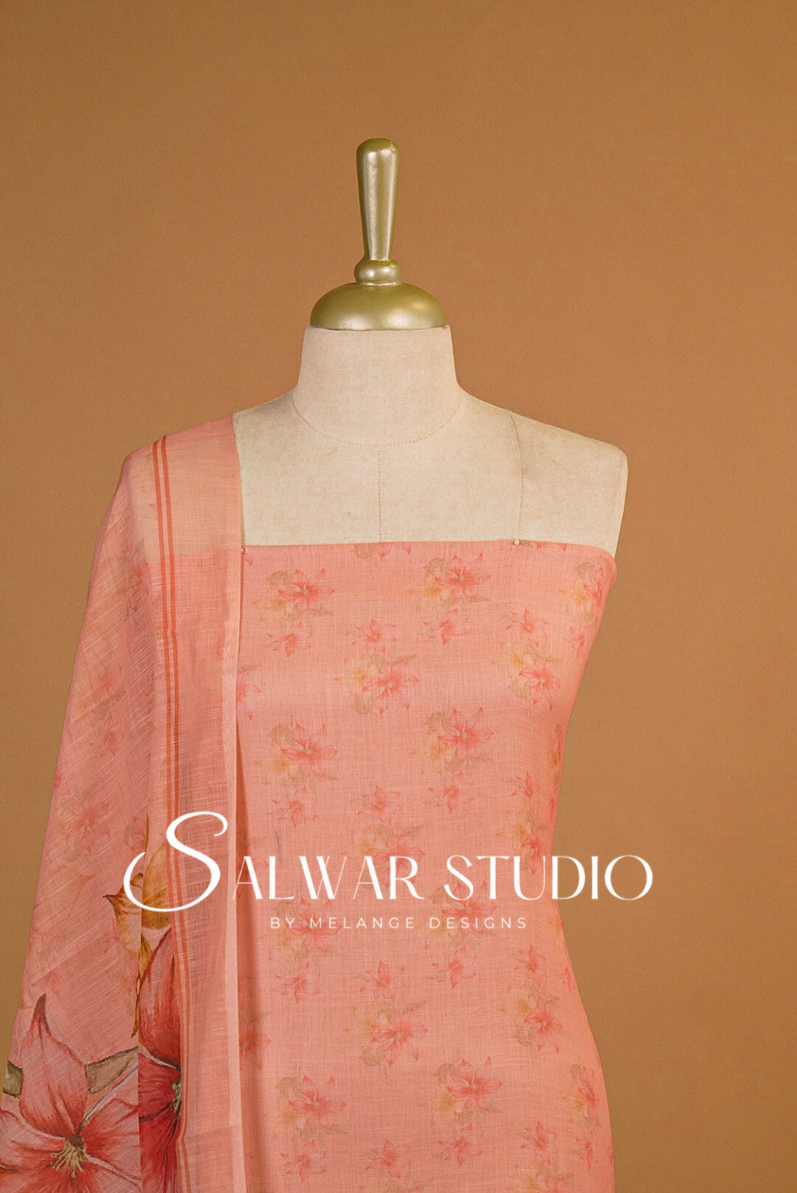 Linen Embroidery Unstitched Salwar Suits AC0141