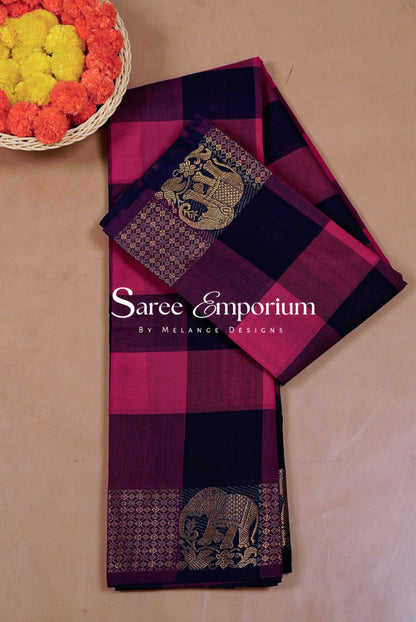 Kanji Cotton Saree For Women MDS0333