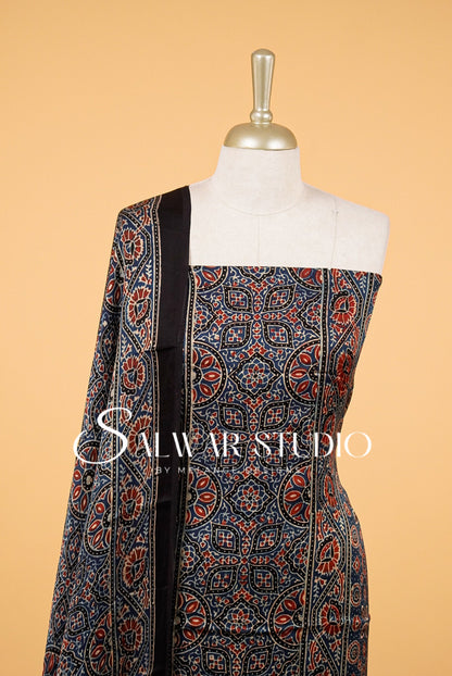 Modal Ajrakh Unstitched Salwar Suits AC0043