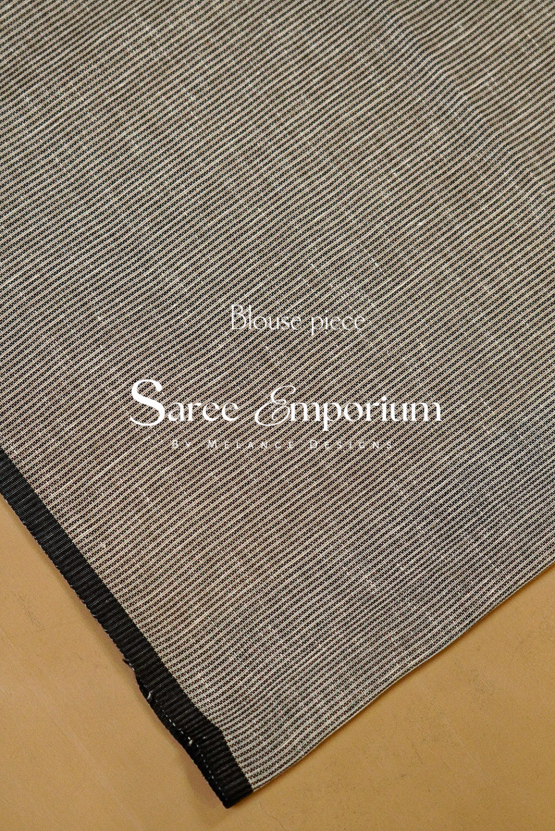 Linen Embroidery Saree MDS0214