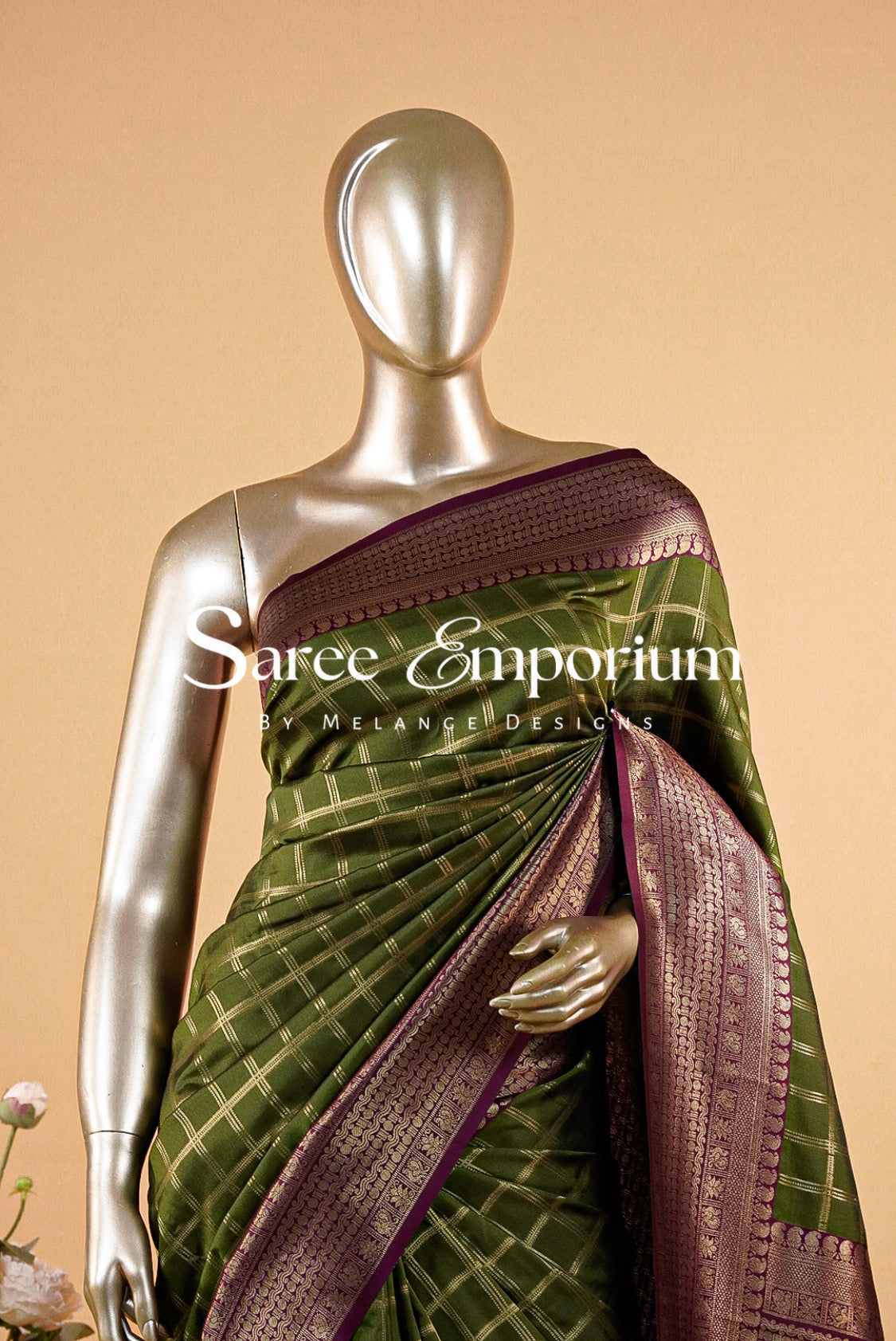 Semi Silk Saree MDS0145