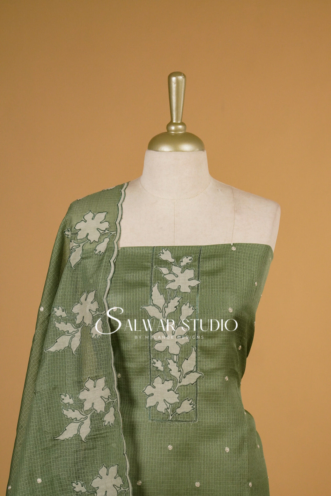 Cotta Embroidery Unstitched Salwar Suits AC0095