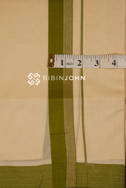Cotton Dhoti For Men Off White BJ1764