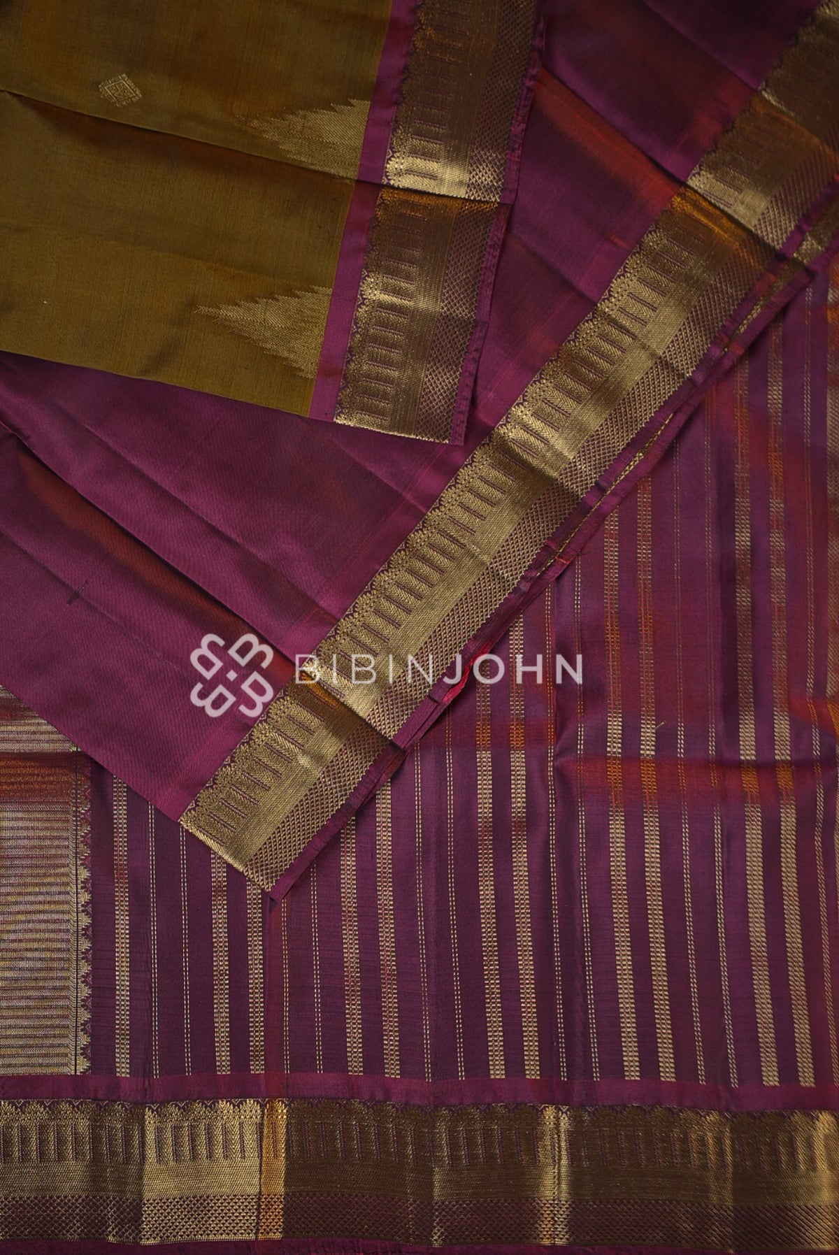 Silk Saree For Women Mustard-Gold BJ1012