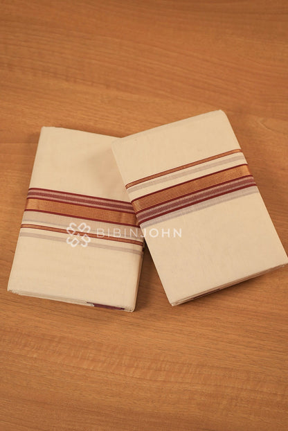 Cotton Dhoti For Men Off White BJ2268