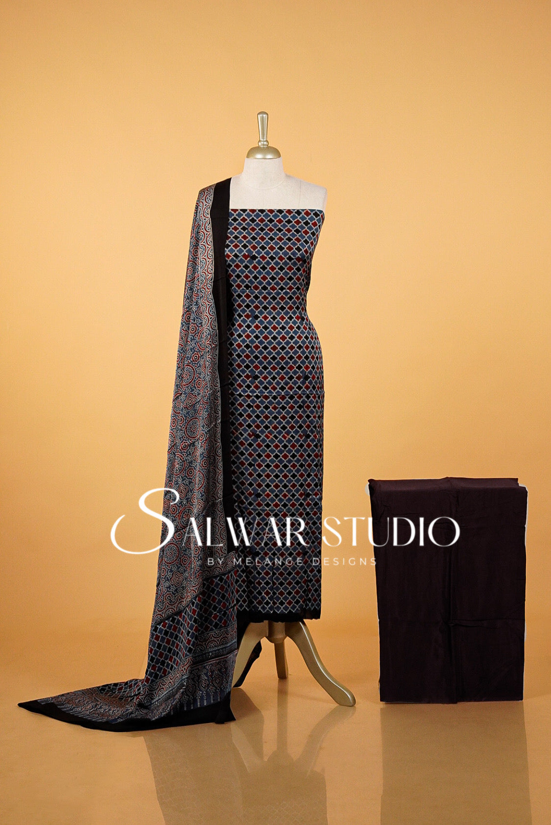 Modal Ajrakh Unstitched Salwar Suits AC0047