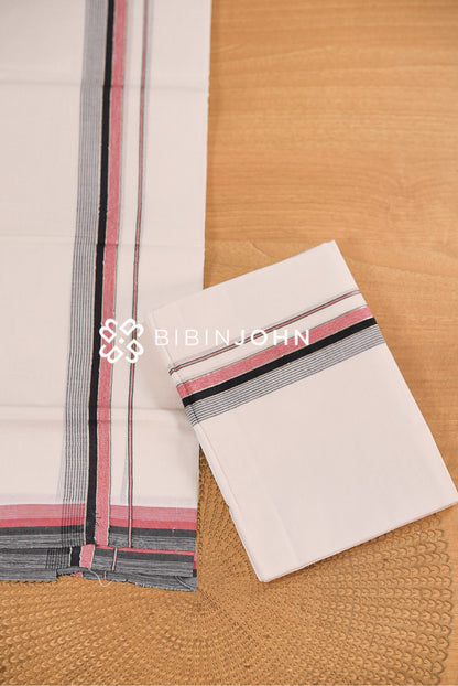 Cotton Dhoti For Men White BJ2559