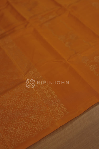 Silk Saree For Women Burnt Orange BJ2294