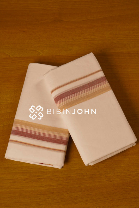 Cotton Dhoti For Men Off White BJ1741