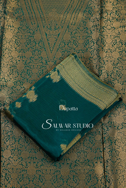 Silk Banarasi Unstitched Salwar Suits AC0126