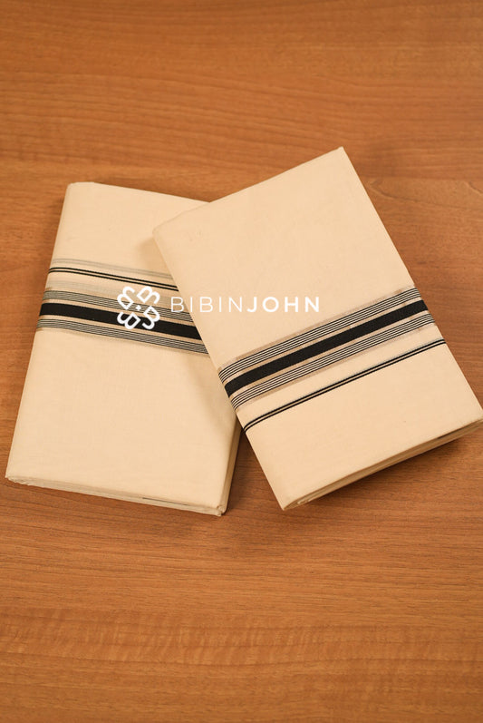 Cotton Dhoti For Men Off-White BJ2109