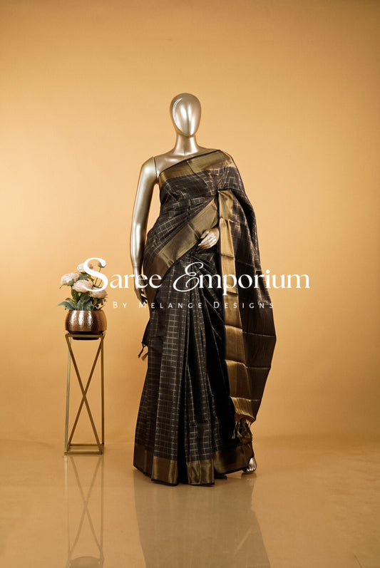 Semi Brocade Saree MDS0153