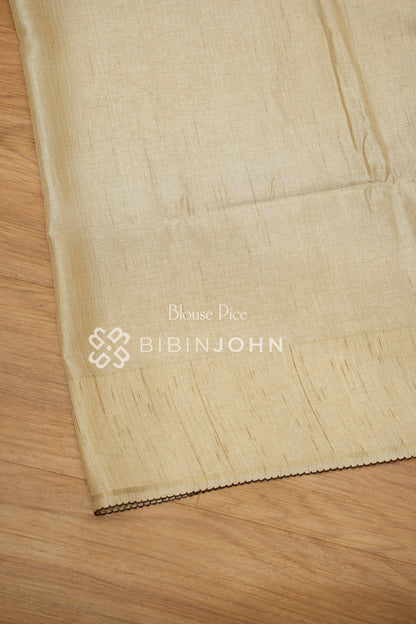 Semi Tussar Weaving Saree For Women Champagne Beige BJ2452