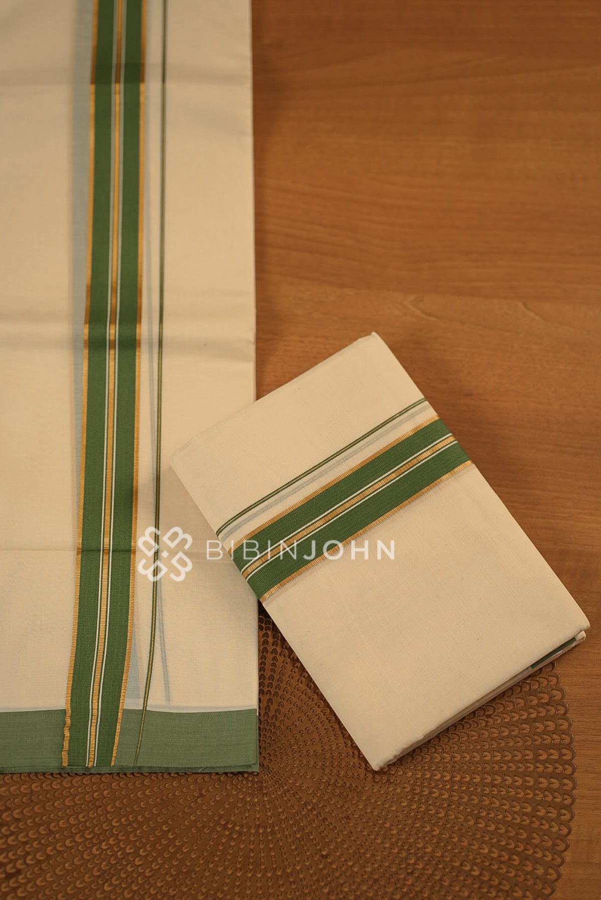 Cotton Dhoti For Men Off White BJ2272