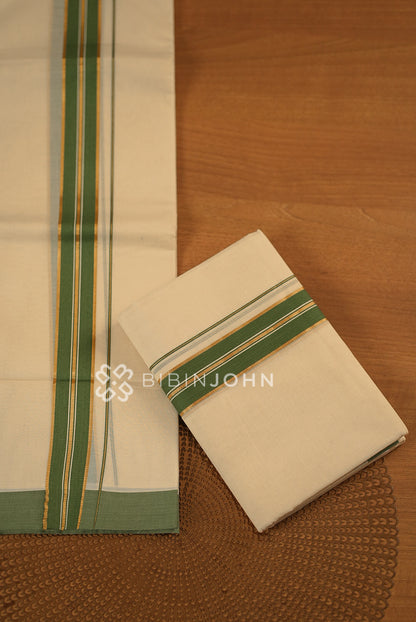 Cotton Dhoti For Men Off White BJ2272